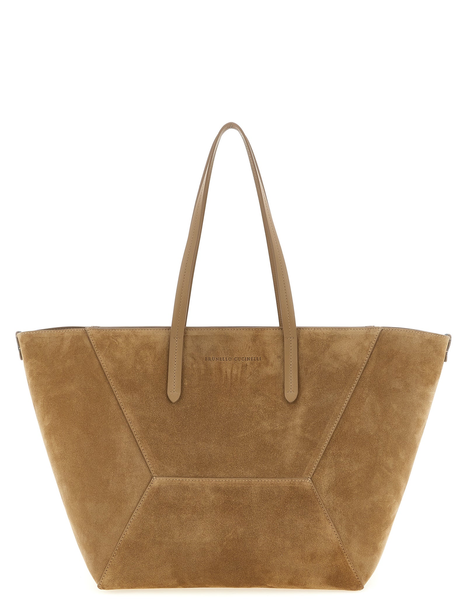 Brunello Cucinelli Brown Calfskin Shoulder Bag