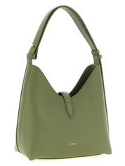 Furla Green Calfskin Shoulder Bag