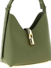 Furla Green Calfskin Shoulder Bag
