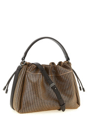Brunello Cucinelli Brown Calfskin Bucket Mellow Handbag