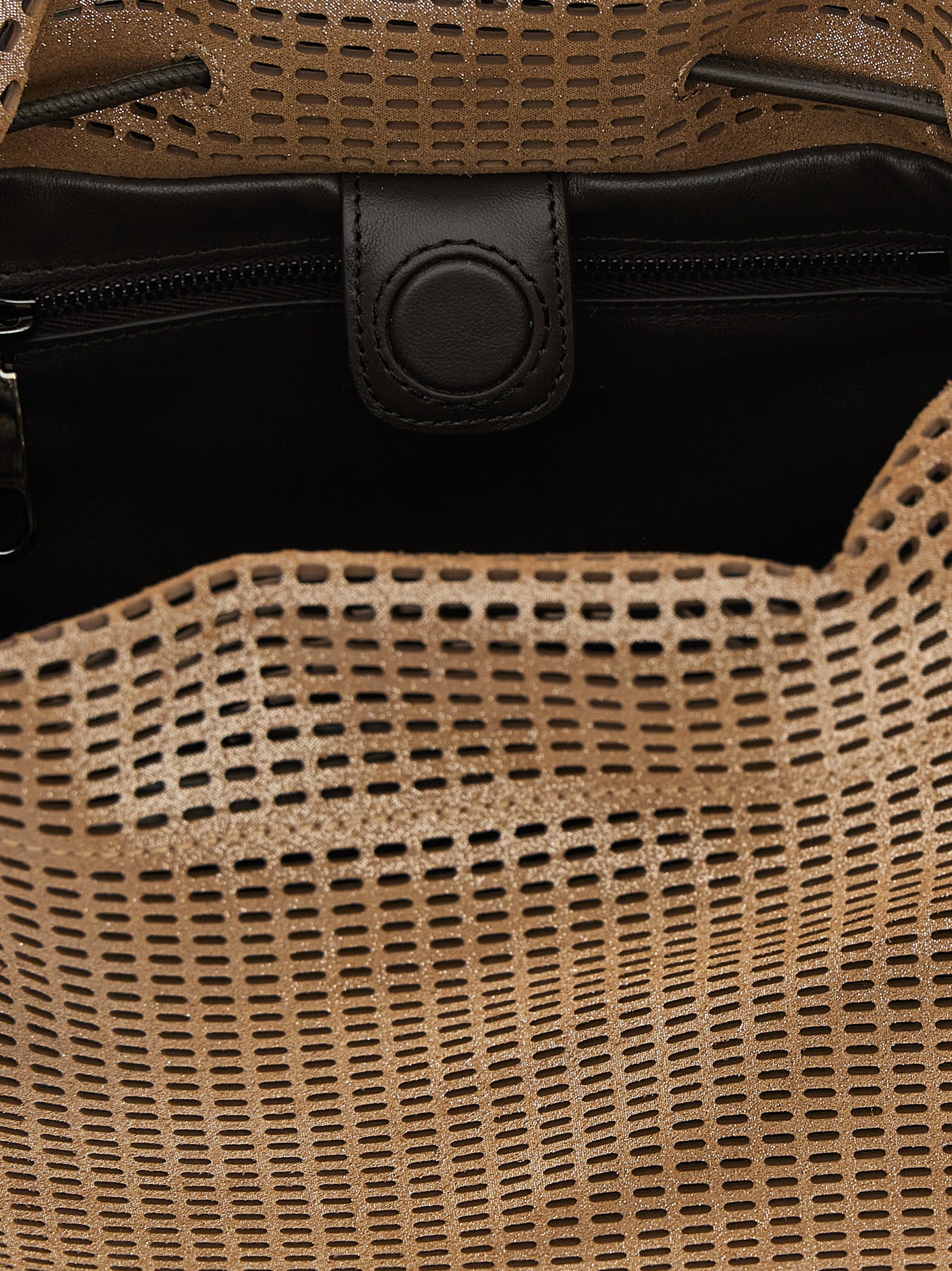 Brunello Cucinelli Brown Calfskin Bucket Mellow Handbag