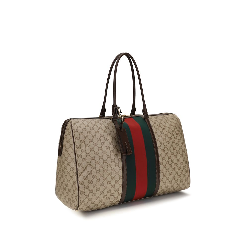 Gucci Beige Coated GG fabric Shoulder Bag