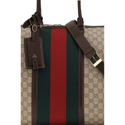 Gucci Beige Coated GG fabric Shoulder Bag