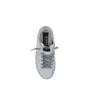 Golden Goose White Calf Leather Low Top Sneakers