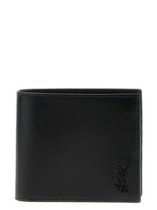 Saint Laurent Black Calf Leather Wallet