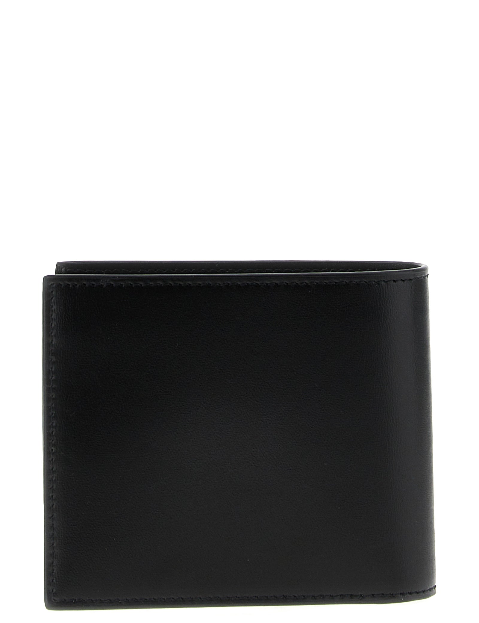 Saint Laurent Black Calf Leather Wallet