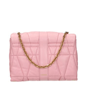 Versace Pink Leather Shoulder Bag