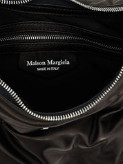 Maison Margiela Black Lamb Leather Hobo Small Shoulder Bag
