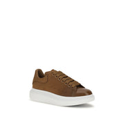 Alexander McQueen Brown Calf Leather Chunky Sneakers