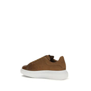 Alexander McQueen Brown Calf Leather Chunky Sneakers