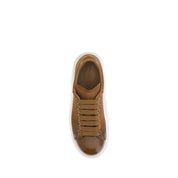 Alexander McQueen Brown Calf Leather Chunky Sneakers
