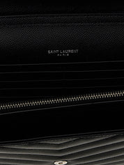 Saint Laurent Black Calfskin Cassandre Clutch