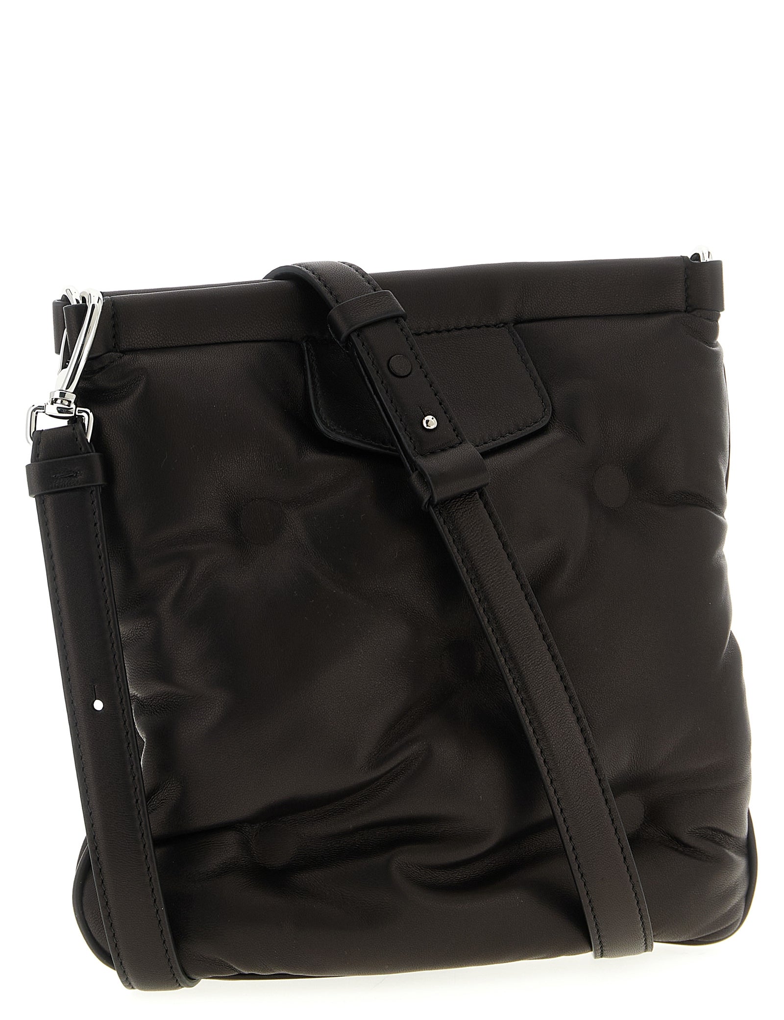 Maison Margiela Black Lambskin Crossbody Bag