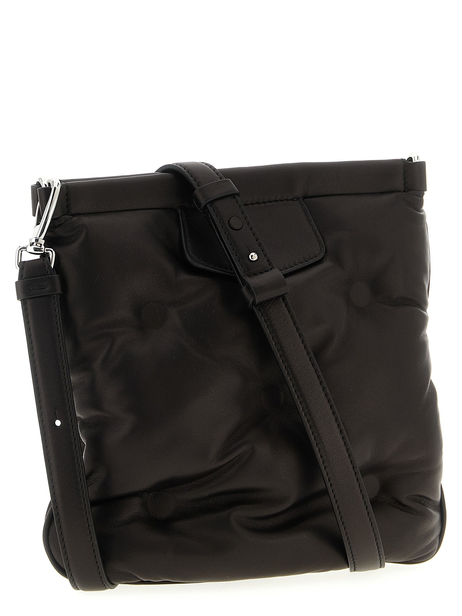 Maison Margiela Black Lambskin Crossbody Bag