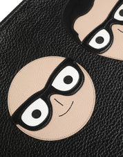 Dolce & Gabbana Black Calf Leather Clutch