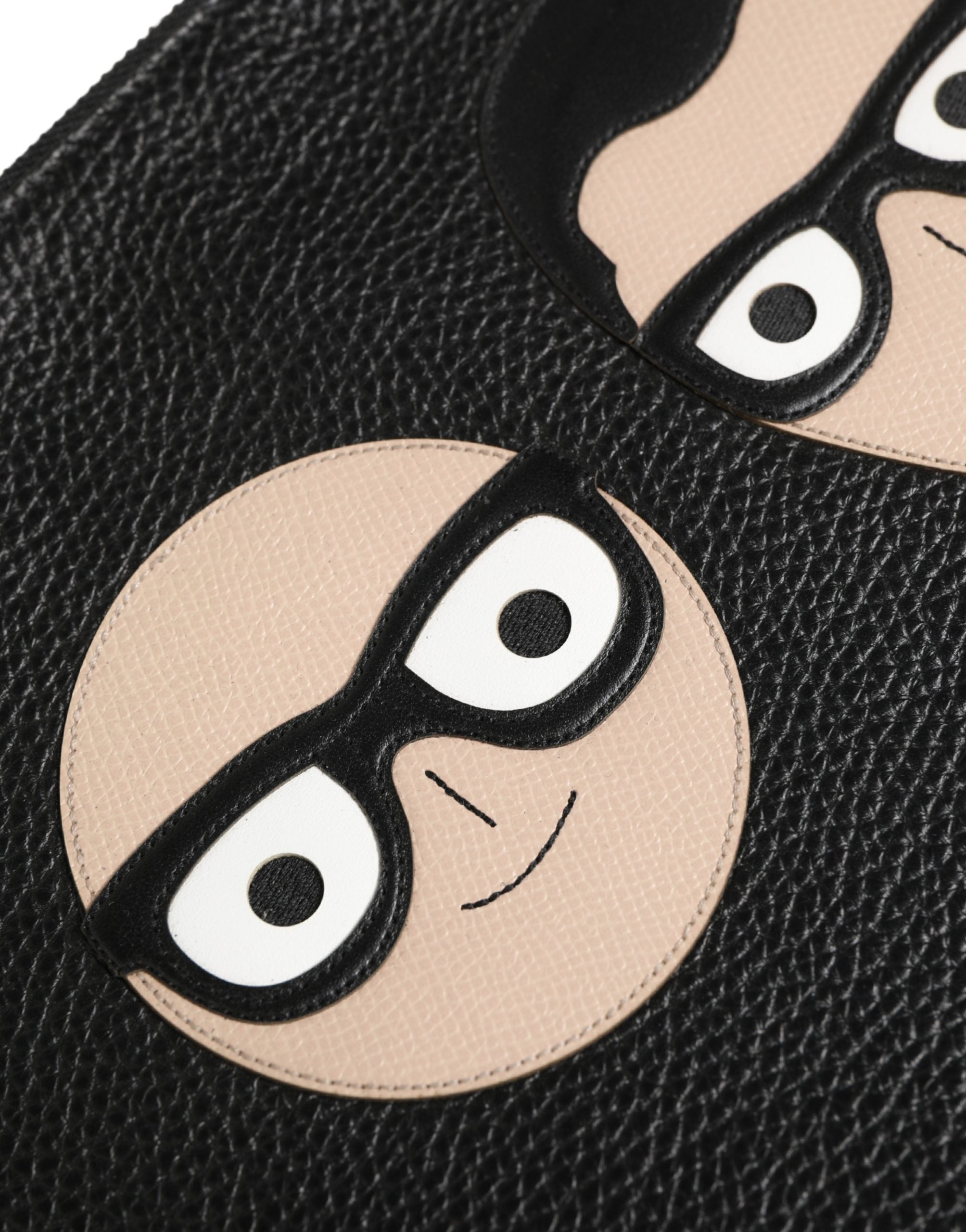 Dolce & Gabbana Black Calf Leather Clutch