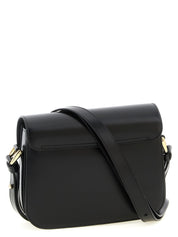 A.P.C. Black Cowhide Crossbody Bag