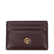 Versace Brown Leather Cardholder