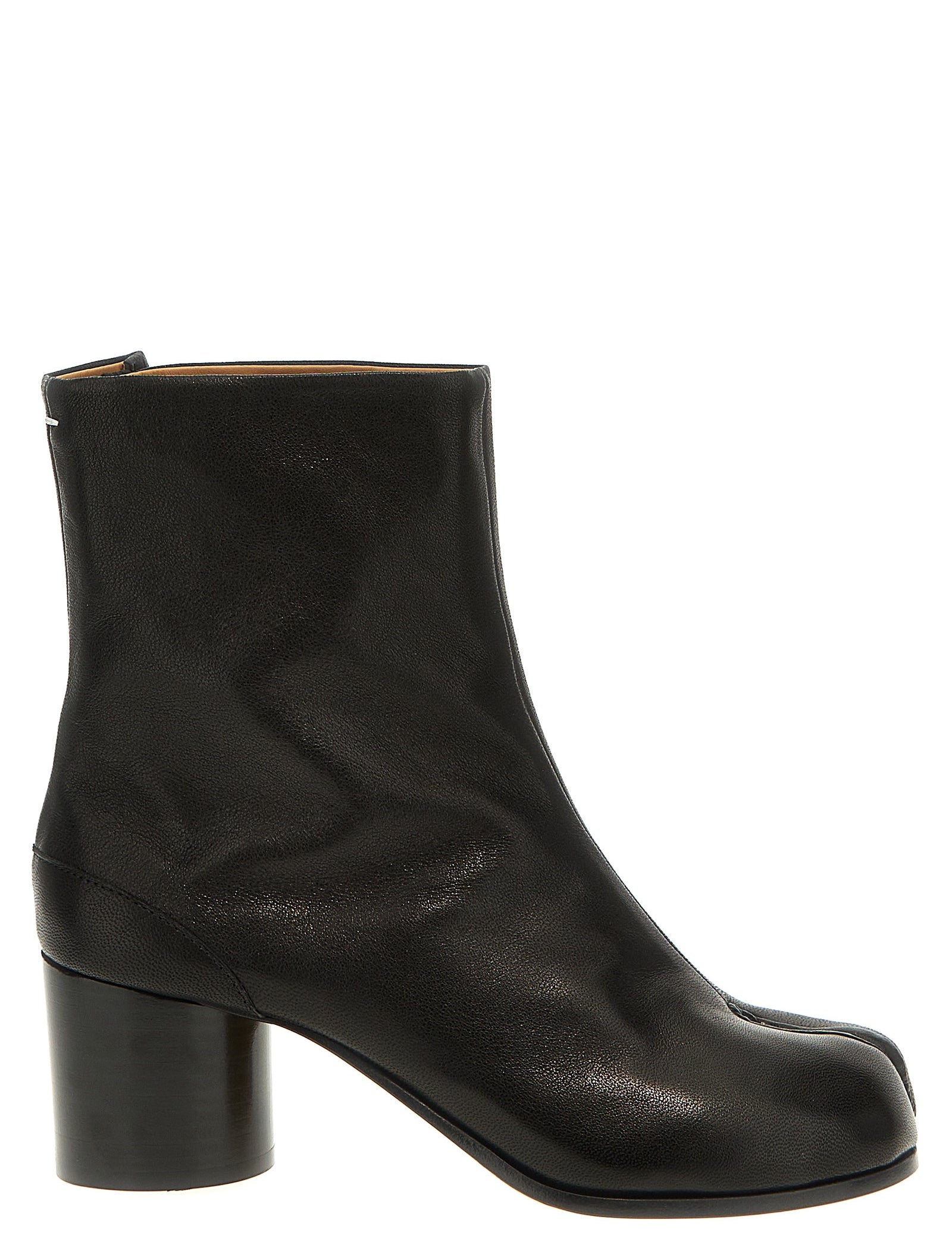 Maison Margiela Black Nappa Leather Ankle Boots