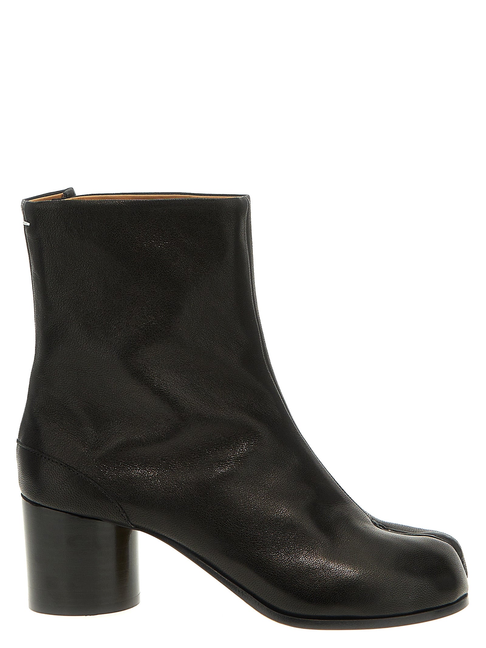 Maison Margiela Black Nappa Leather Ankle Boots
