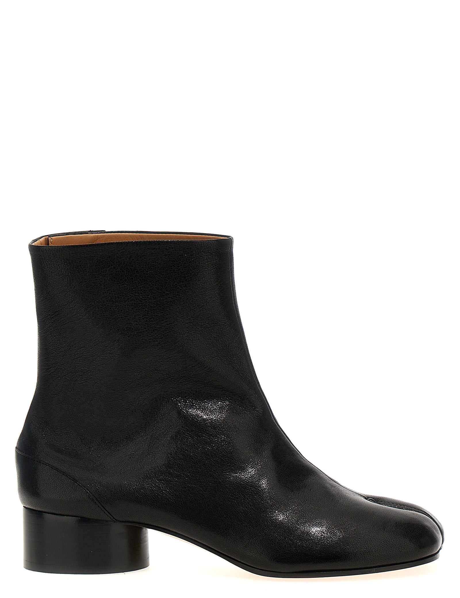 Maison Margiela Black Lamb Leather Ankle Boots