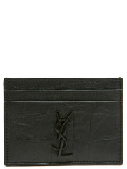 Saint Laurent Black Lambskin Cardholder