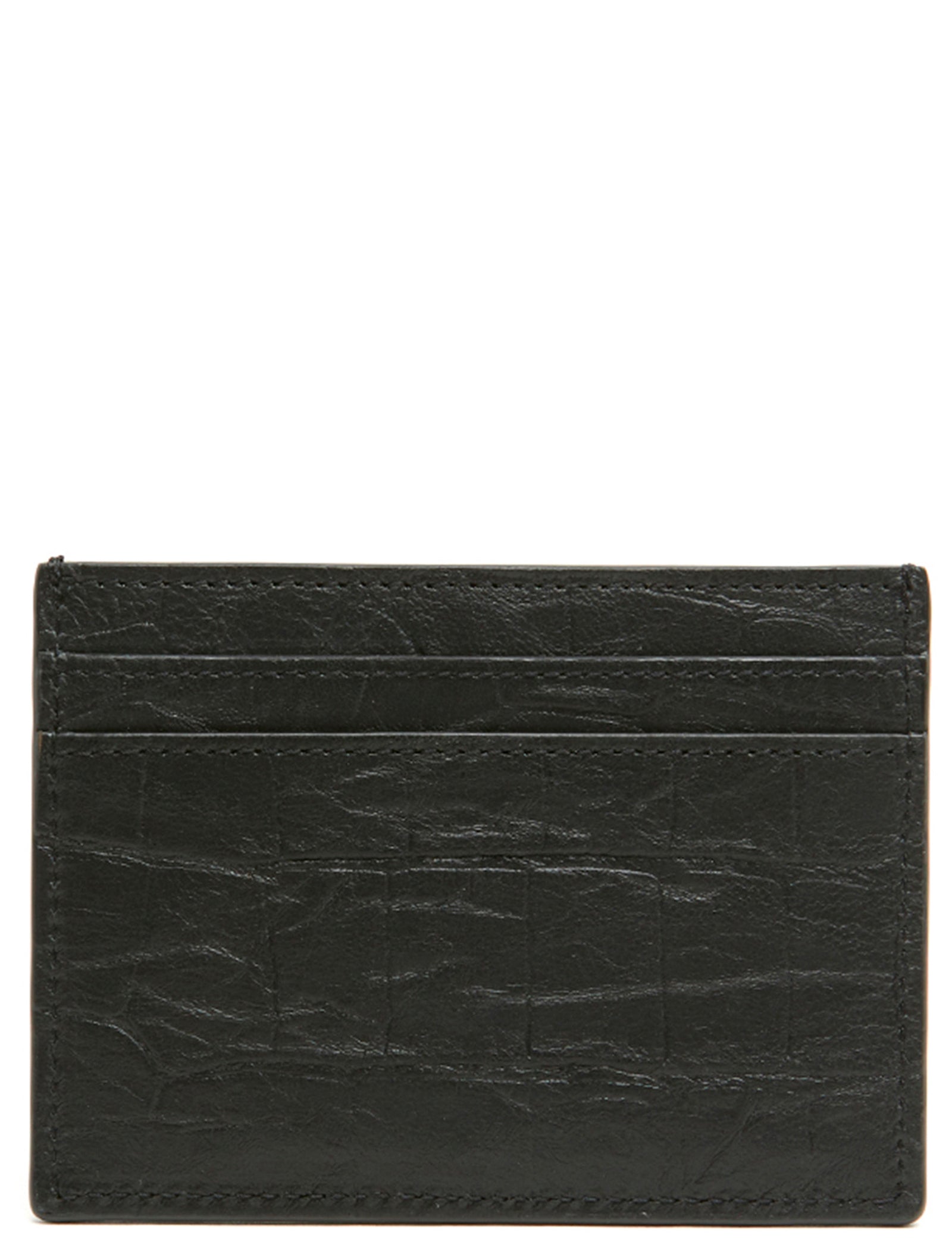 Saint Laurent Black Lambskin Cardholder