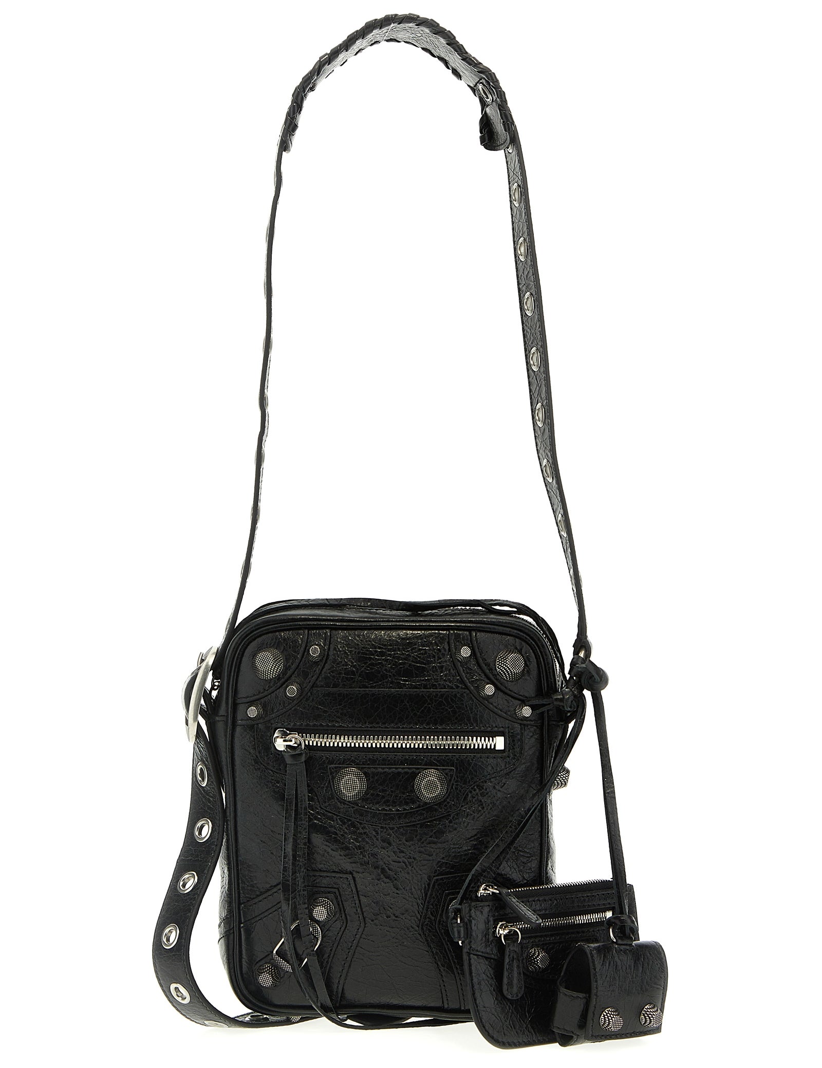 Balenciaga Black Lamb Leather Crossbody Bag