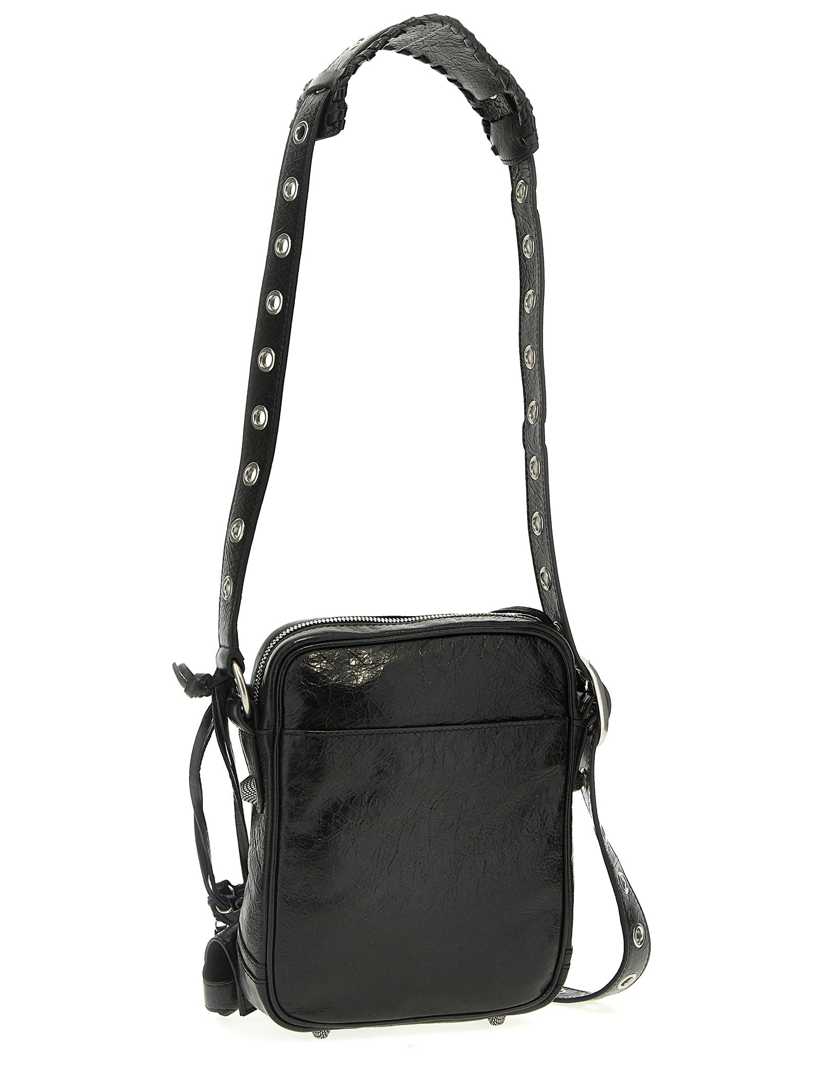 Balenciaga Black Lamb Leather Crossbody Bag