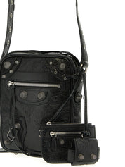 Balenciaga Black Lamb Leather Crossbody Bag