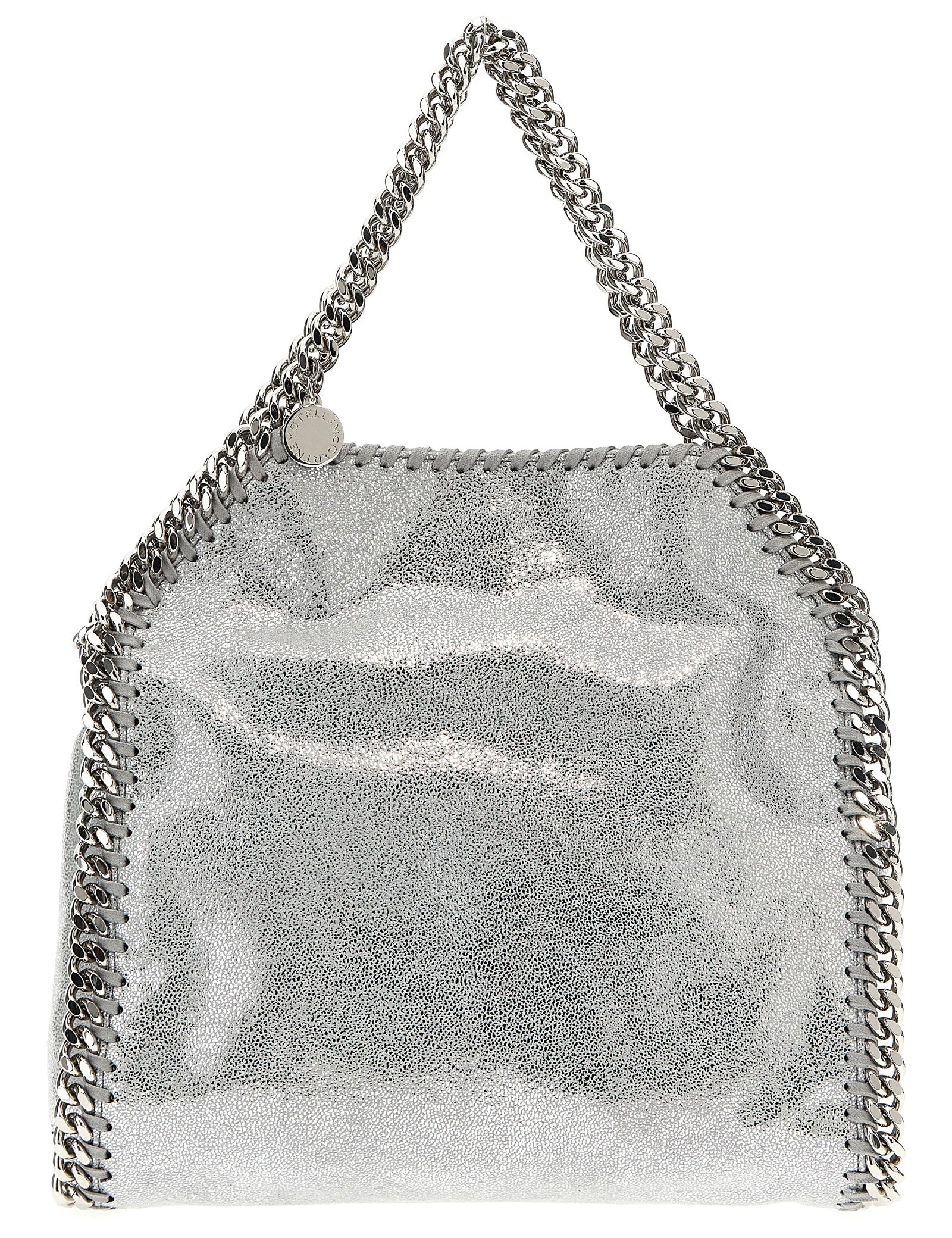 Stella McCartney Silver Polyester Falabella Mini Handbag