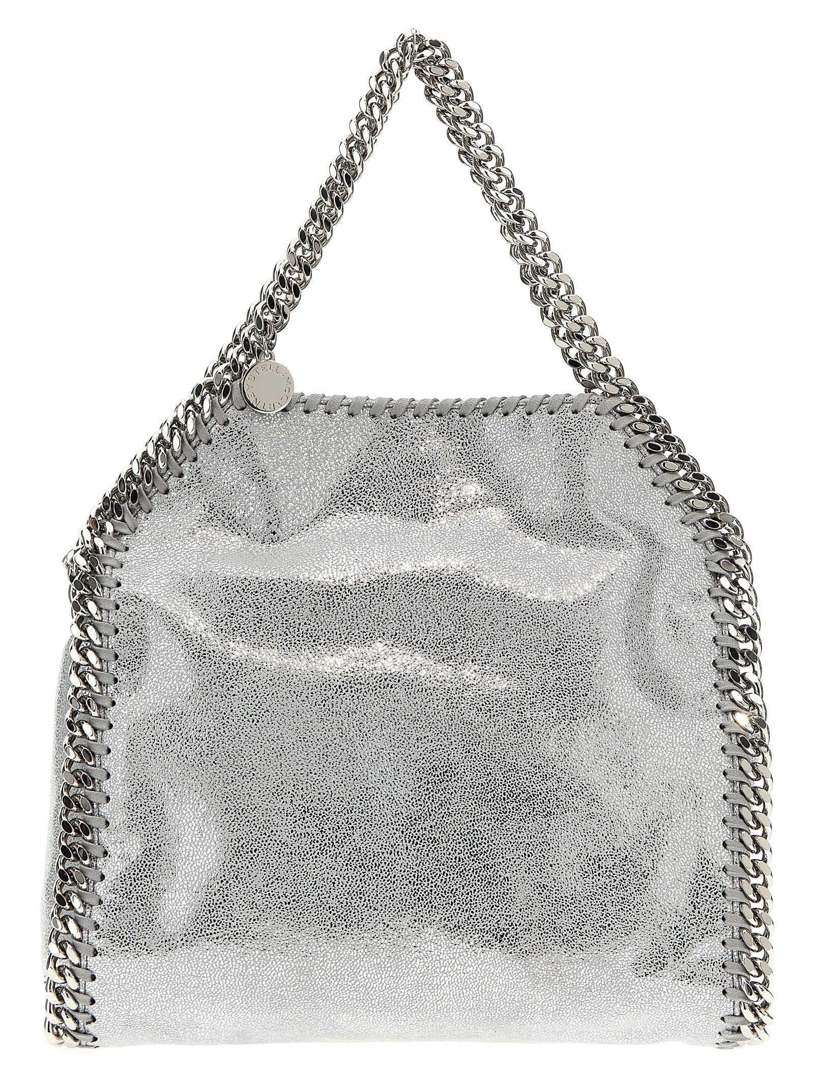 Stella McCartney Silver Polyester Falabella Mini Handbag