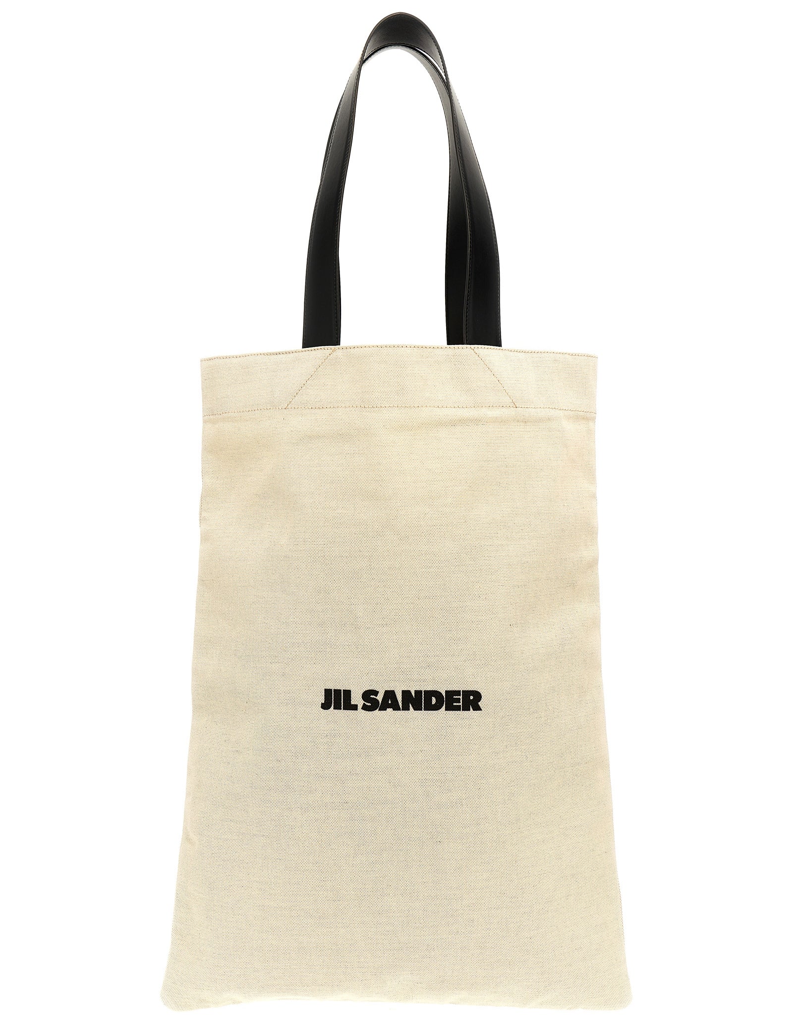 Black Cotton Linen Tote Bag