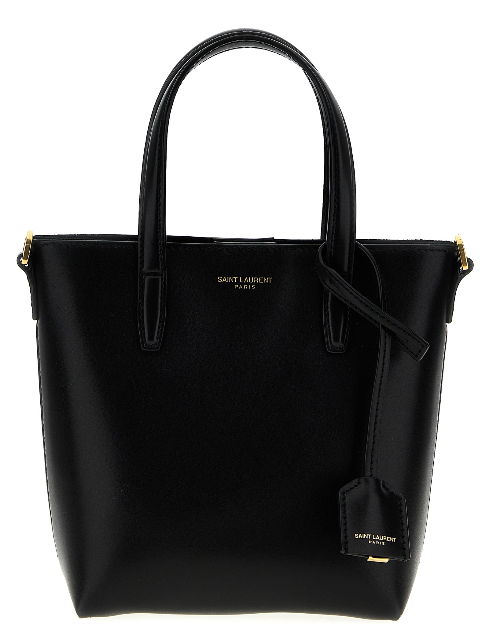 Saint Laurent Black Calfskin Mini Toy Box Shopping Bag