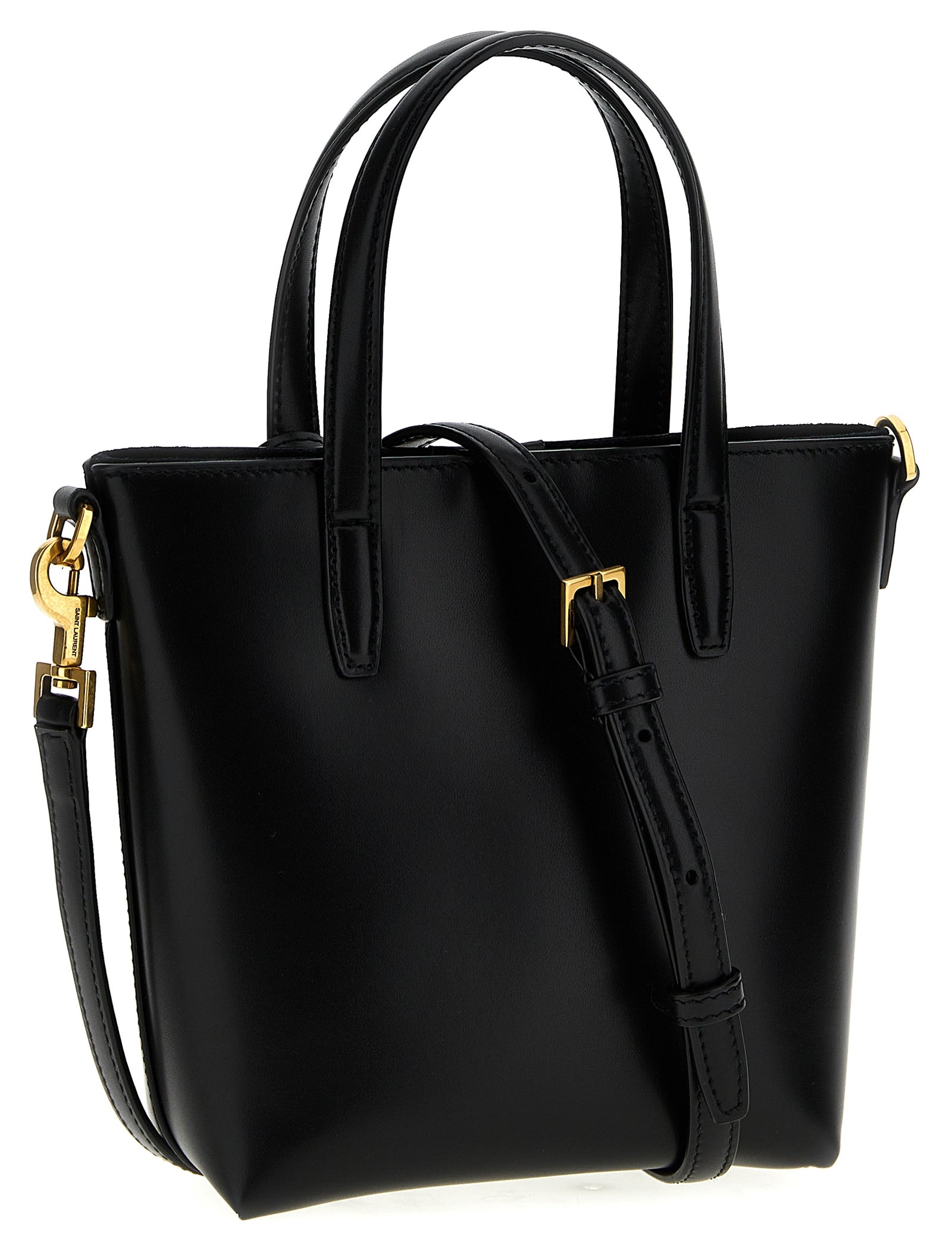 Saint Laurent Black Calfskin Mini Toy Box Shopping Bag