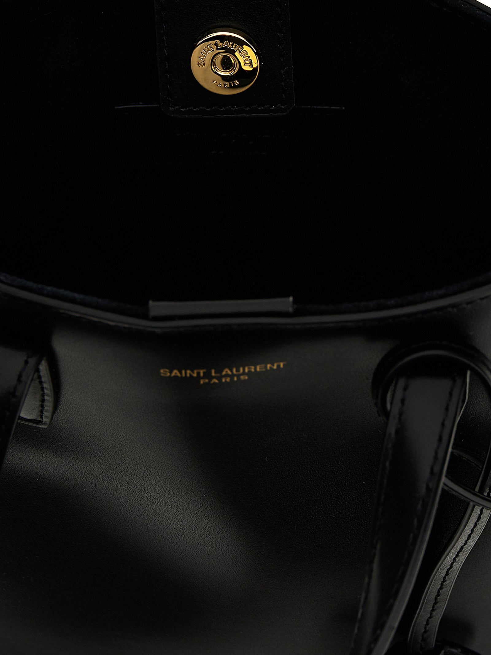 Saint Laurent Black Calfskin Mini Toy Box Shopping Bag