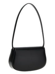 Saint Laurent Black Calf Leather Shoulder Bag