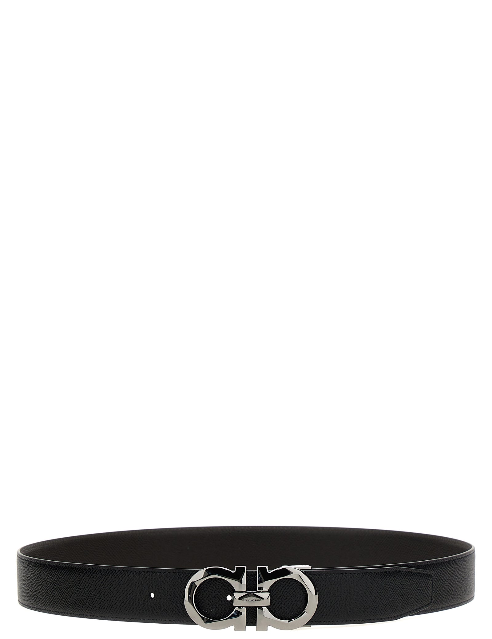 Ferragamo Multicolor Calfskin Reversible Belt