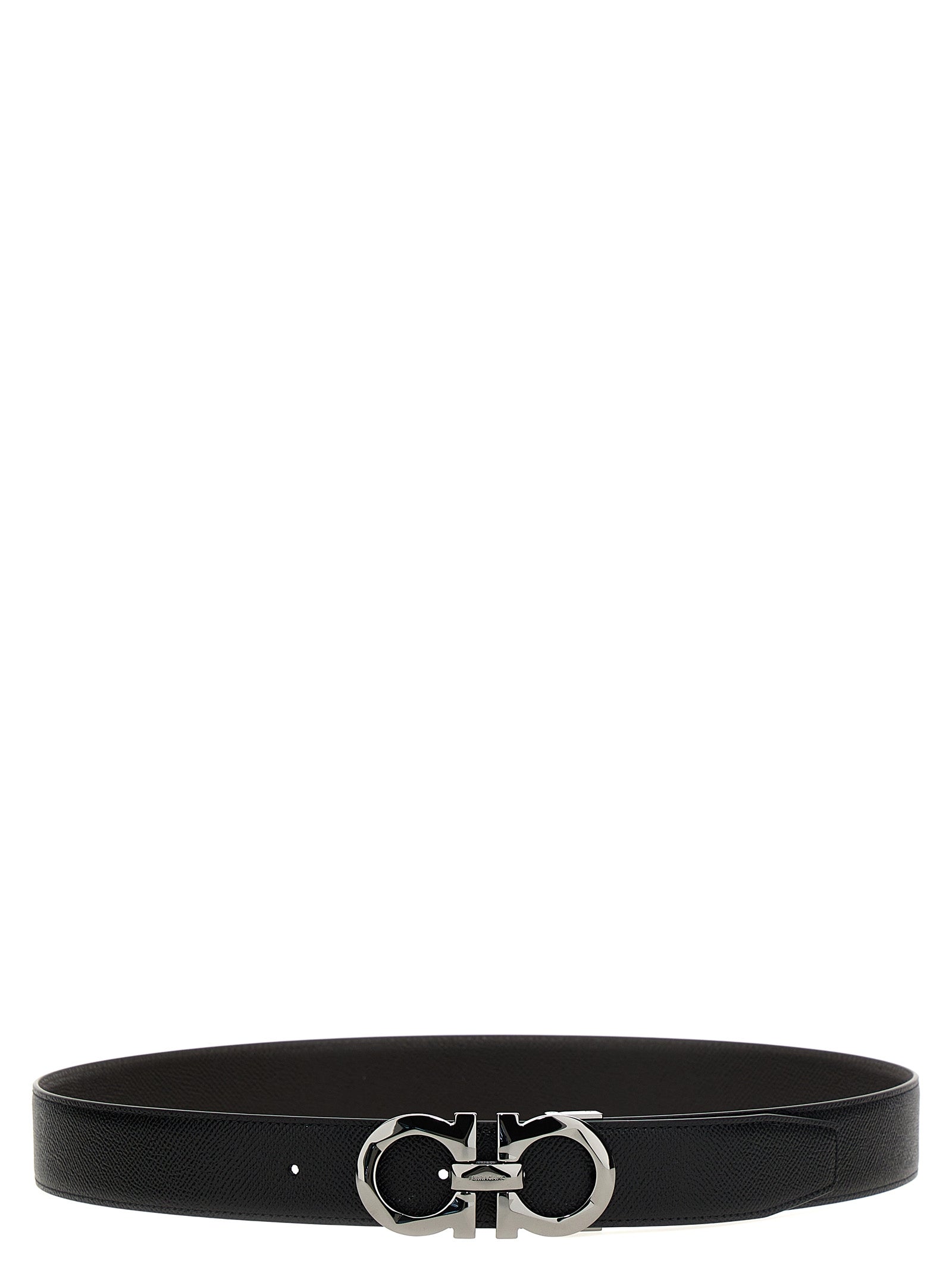 Ferragamo Multicolor Calfskin Reversible Belt