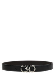 Ferragamo Multicolor Calfskin Reversible Belt