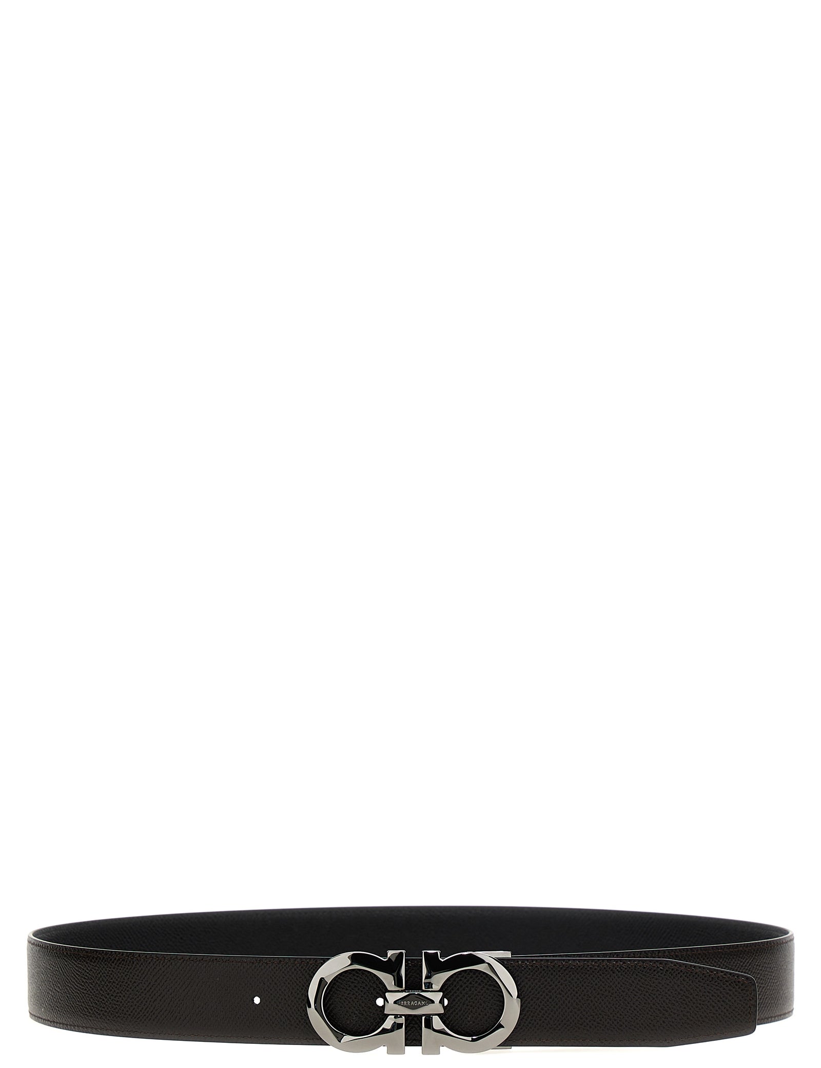 Ferragamo Multicolor Calfskin Reversible Belt