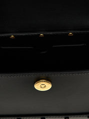 Balmain Black Calfskin Handbag