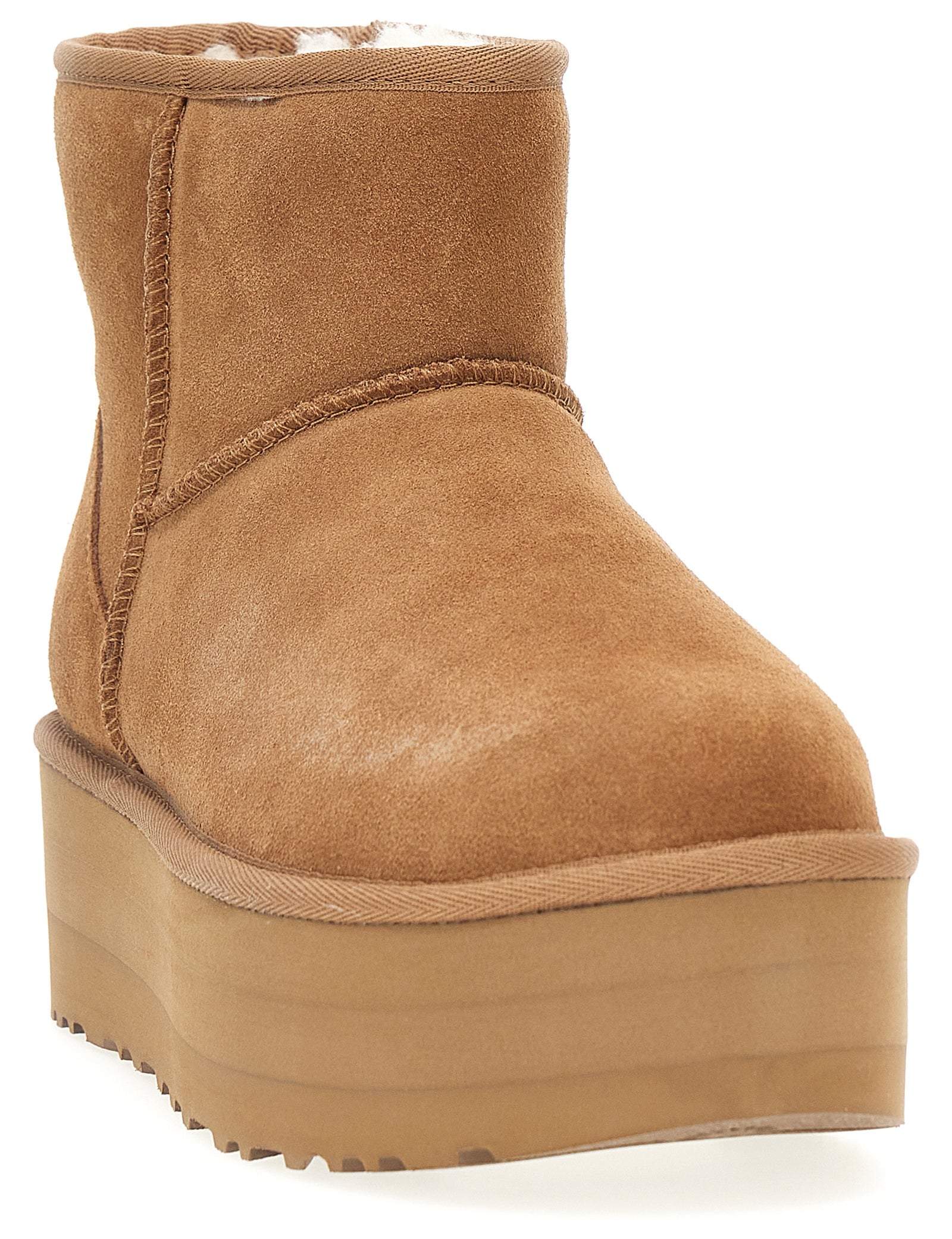 UGG Brown Cowhide Ankle Boots