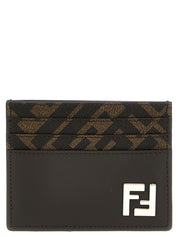 Fendi Brown Leather Cardholder