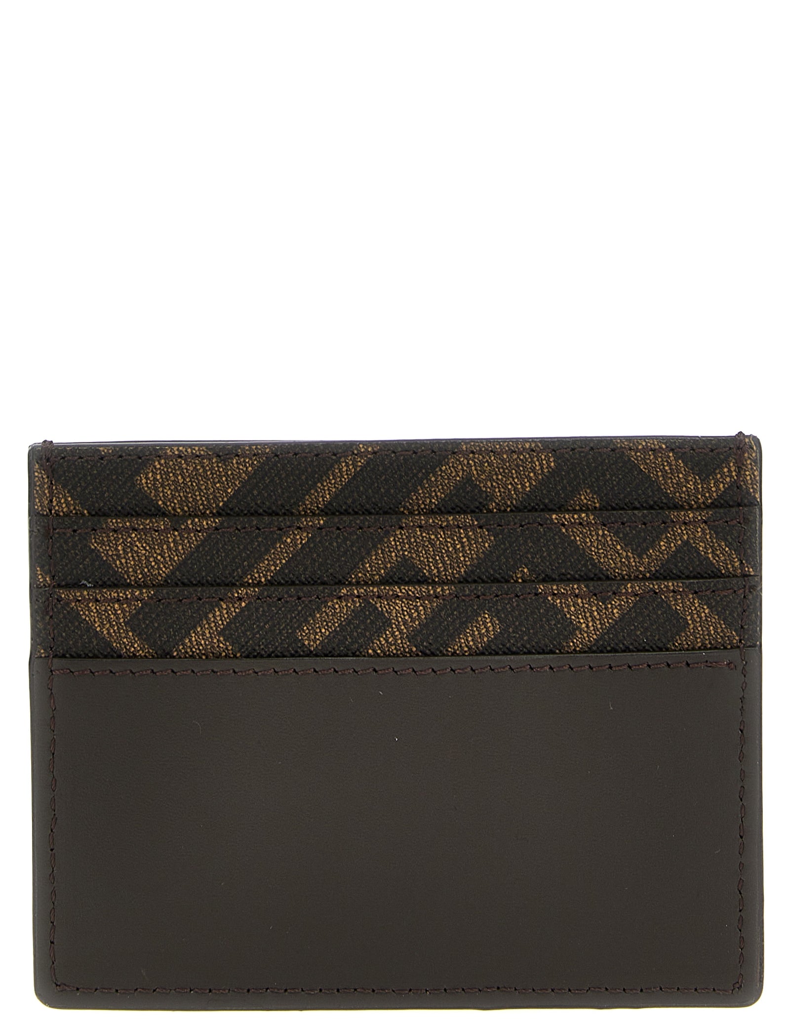 Fendi Brown Leather Cardholder