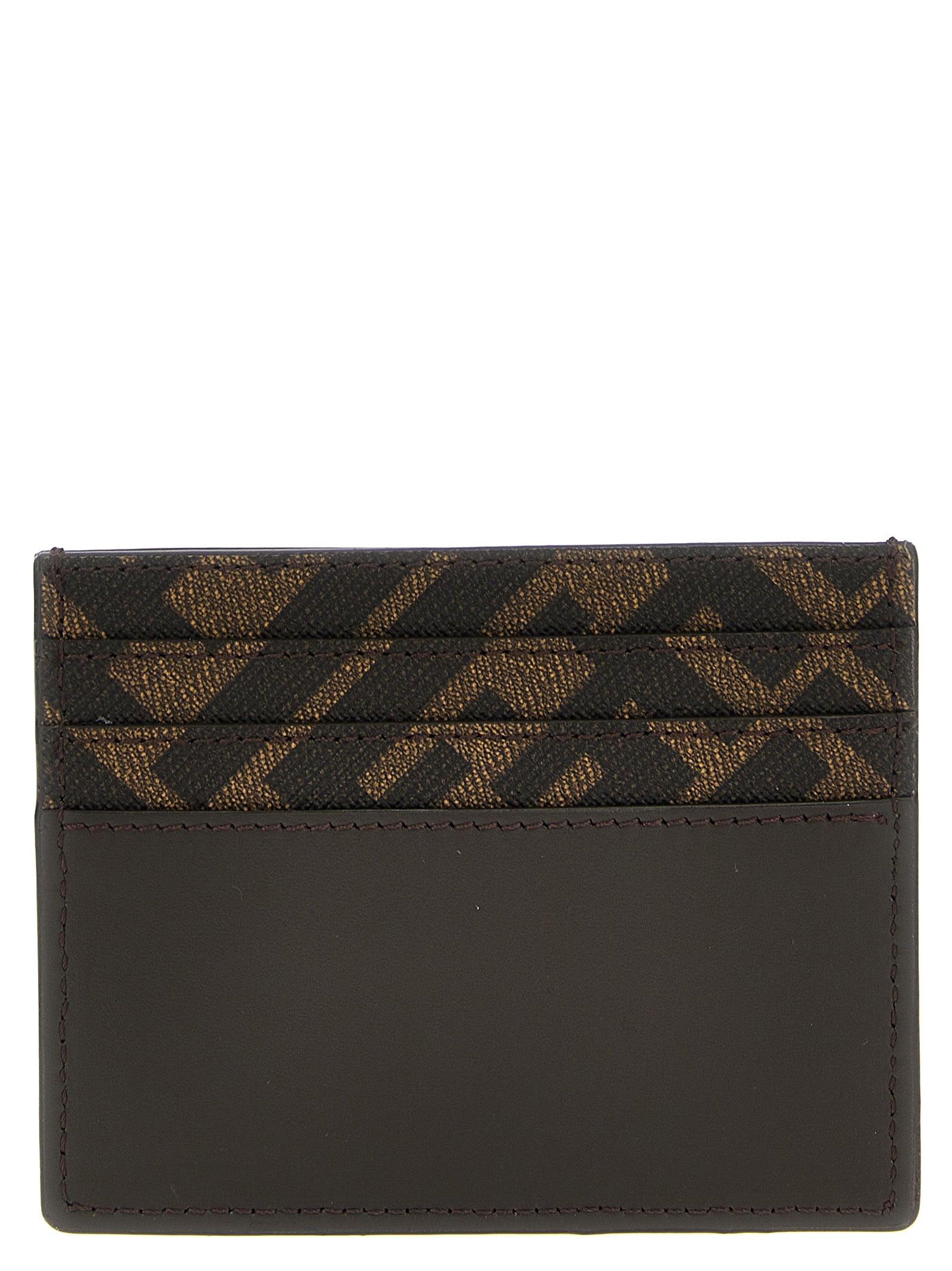 Fendi Brown Leather Cardholder