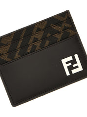 Fendi Brown Leather Cardholder