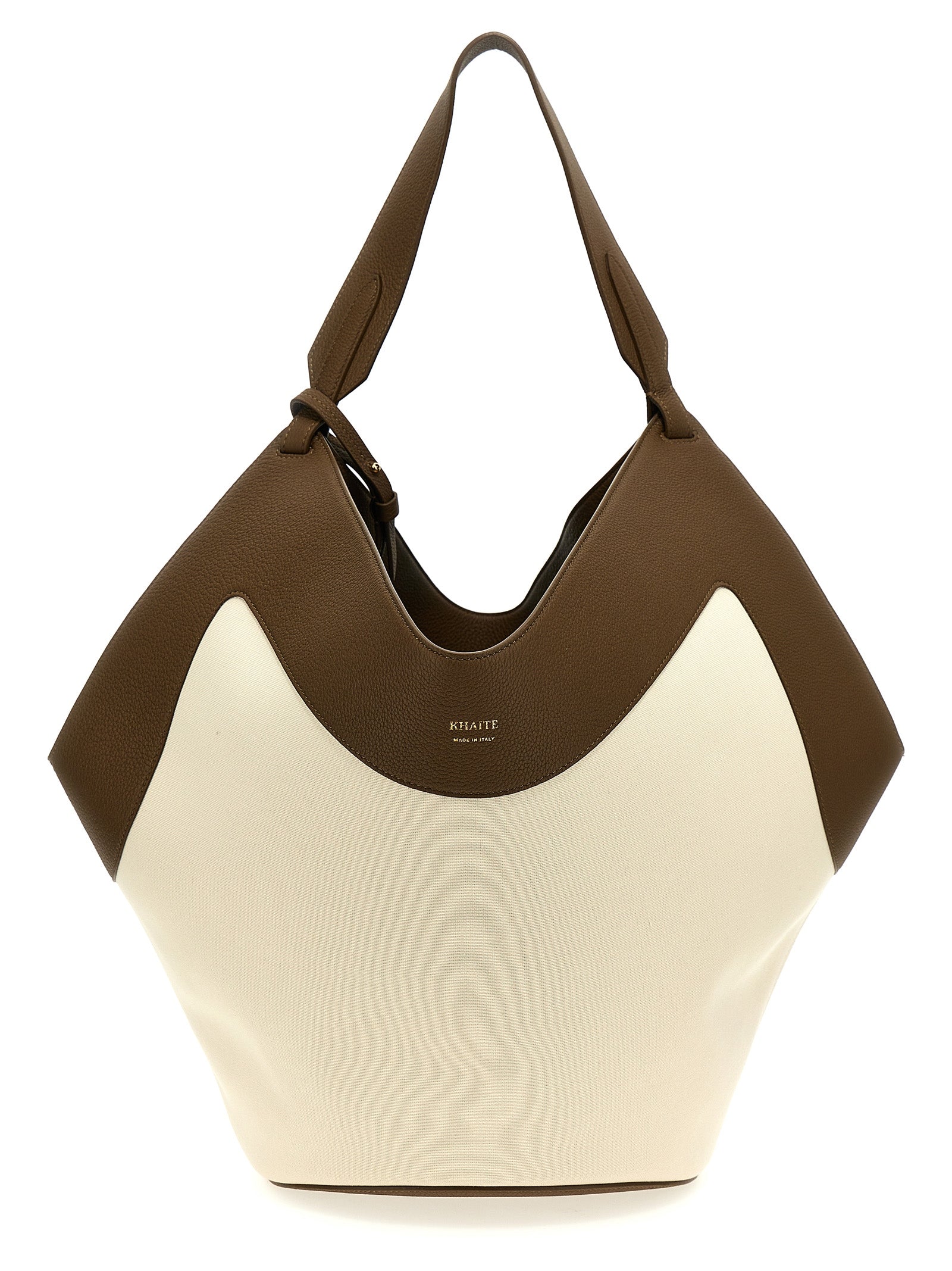 Khaite Multicolor Calfskin Canvas Handbags