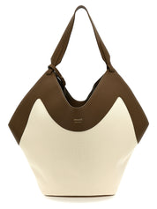 Khaite Multicolor Calfskin Canvas Handbags