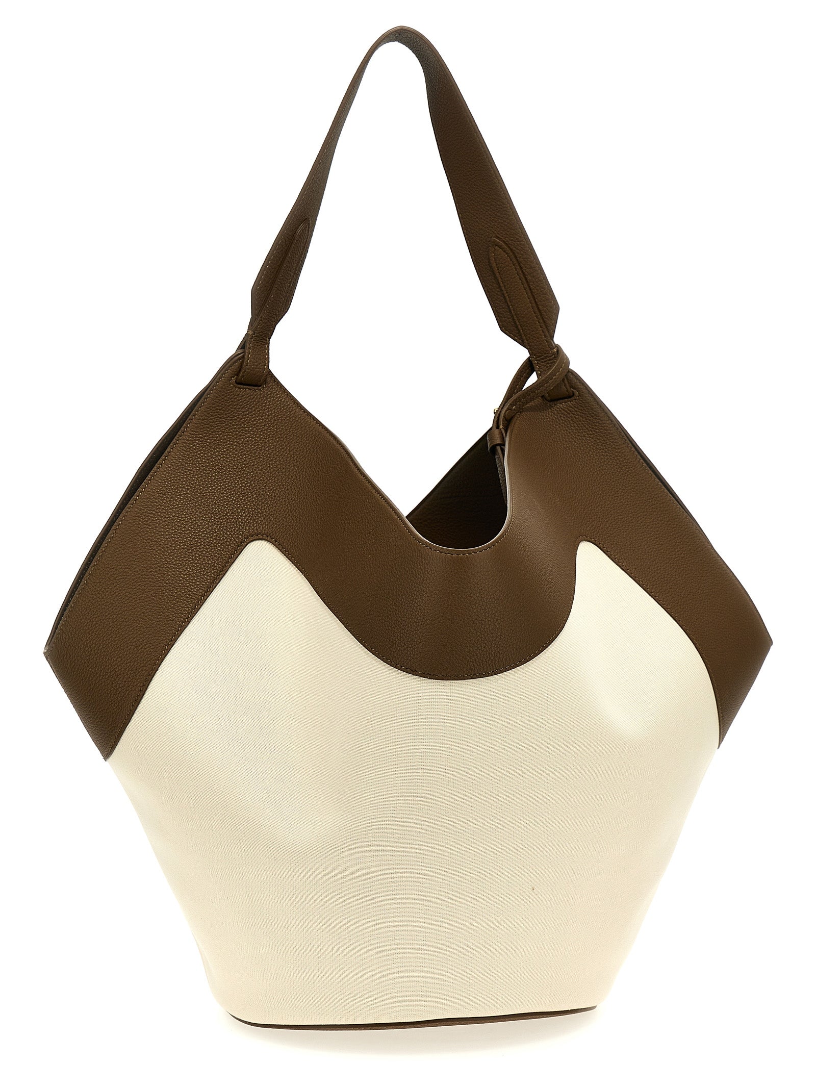 Khaite Multicolor Calfskin Canvas Handbags
